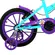 Bicicleta Aro 16 Free Action Kiss MTB 1V V-Brake Verde Tiffany