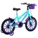 Bicicleta Aro 16 Free Action Kiss MTB 1V V-Brake Verde Tiffany
