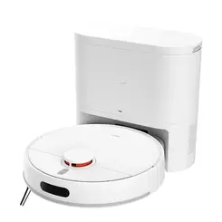 Robô Aspirador Xiaomi H40 3 em 1 10000Pa com Mapeamento Laser e Base Autolimpante Branco