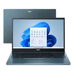 Notebook Acer Aspire Go 15 AG15-51P-53VZ 256GB SSD 8GB RAM Azul