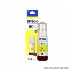 TINTA EPSON T504 AMARELA