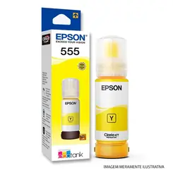 TINTA EPSON T555 AMARELO