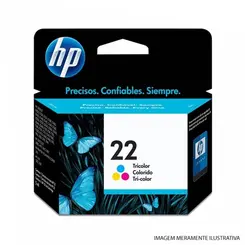 CARTUCHO HP 22 C9352AB COLORIDO