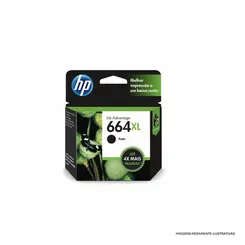 CARTUCHO HP 664 XL F6V31AB PRETO