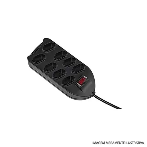 EXTENSAO INTELBRAS 8 TOMADAS EPE 1008+PT