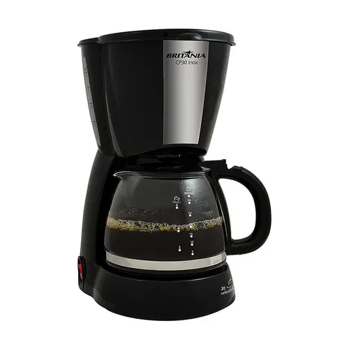 Cafeteira Elétrica Britânia CP30 Inox 30 Xícaras 1,2L 800W 127V