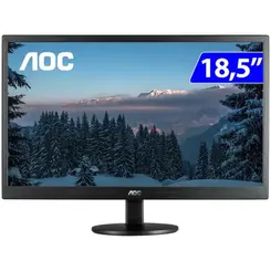 Monitor AOC E970SWHNL 18,5" HD 60Hz Preto