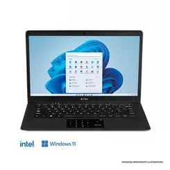 Notebook Multi Ultra UB232 Intel Celeron N4020 4GB 500GB HDD 14,1" Windows 11 Preto