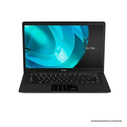 Notebook Multi Ultra UB234 Intel Celeron N4020 4GB 500GB HDD 14,1" Linux Preto