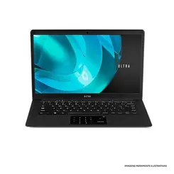 Notebook Multi Ultra UB234 Intel Celeron N4020 4GB 500GB HDD 14,1" Linux Preto