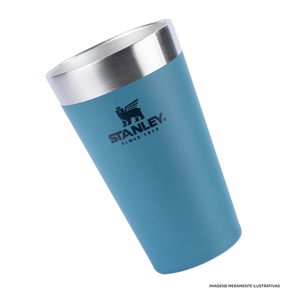 Copo Stanley Personalizado com Tampa Azul OriginalBRASASHOP