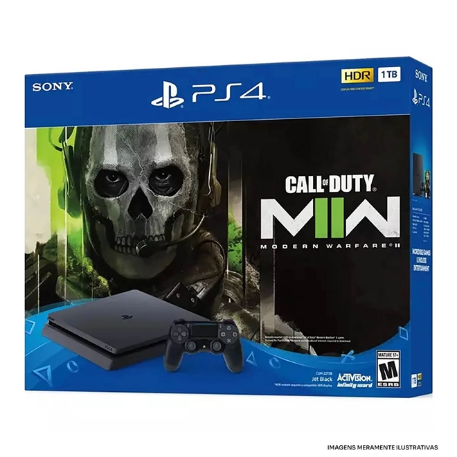 VIDEO GAME PS4 1TB CALL OF DUT MW II IMP - VIDEO GAME PS4 1TB CALL OF DUT MW  II IMP - SONY