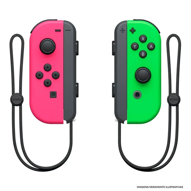 CONT NINTENDO SWITCH JOY-CON PINK/GREEN - CONT NINTENDO SWITCH JOY-CON  PINK/GREEN - NINTENDO