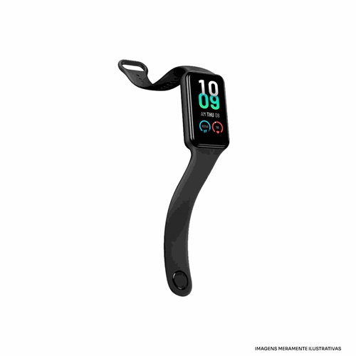 RELOGIO AMAZFIT A ZEPP BAND 7 BLACK IMP - RELOGIO AMAZFIT A ZEPP BAND 7  BLACK IMP - AMAZFIT