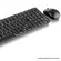 TECLADO E MOUSE S/FIO MLASER PRETO TC183