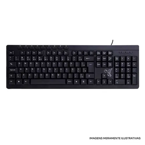 TECLADO MULTIMIDA SK-2030 C/ FIO PRETO