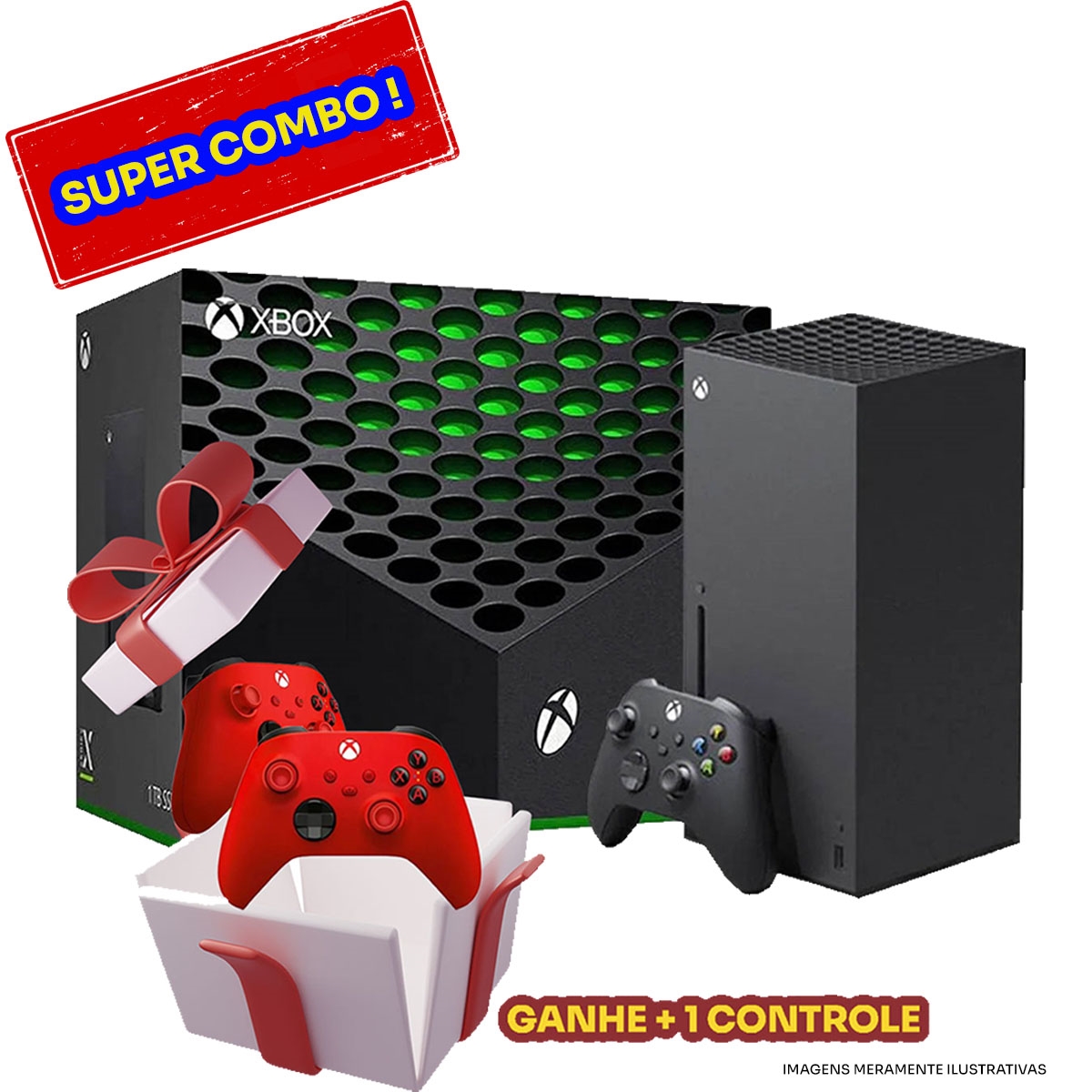 Video Game Xbox Series X 1tb Ssd Imp Video Game Xbox Series X 1tb Ssd Controle Xbox Series S 0764