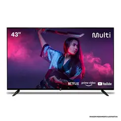 Smart TV Multi TL046M 43" Full HD Android 11 Wi-Fi Bluetooth