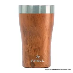 COPO ARELL S/TAMPA 500ML WOOD 511