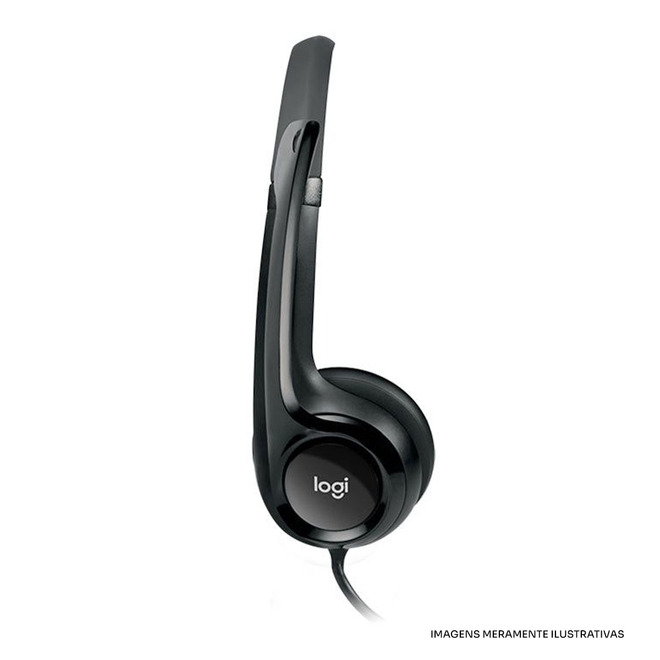 FONE LOGITECH C/FIO USB BRANCO H390 - FONE LOGITECH C/FIO USB BRANCO ...