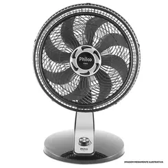 Ventilador de Mesa Philco PVT490 Turbo 127V Preto