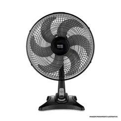 Ventilador de Mesa Multilaser Multi Turbo VL401 40 cm 135W 127V Preto