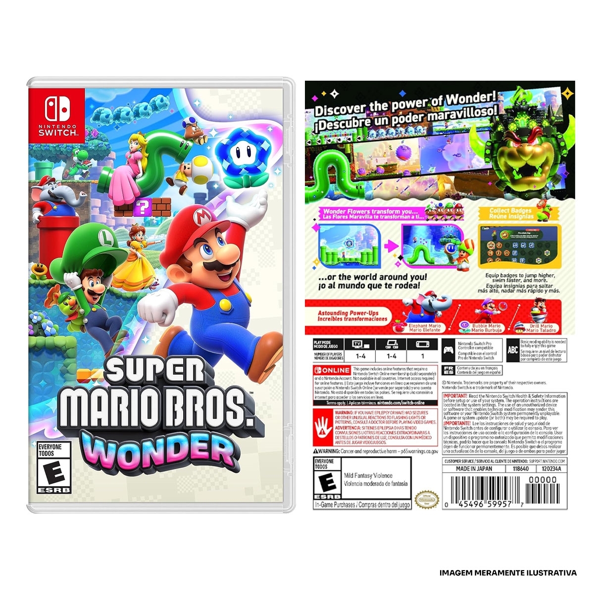 Nintendo Switch + Super Mario Bros. Wonder – Consolas – Loja Online