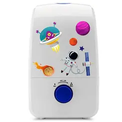 Umidificador e Aromatizador Multikids Baby HC027 Ultrassônico 3L 25W Bivolt Branco/Roxo