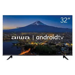 Smart TV AIWA 32" D-LED HD Android 11 AWS-TV-32-BL-02-A
