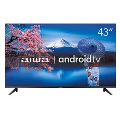 Smart TV Aiwa 43" Full HD D-LED Android TV Wi-Fi Bluetooth AWS