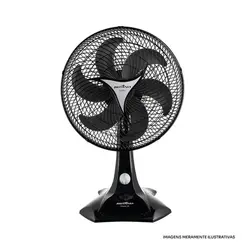 Ventilador de Mesa Britânia Protect 30 30 cm 55W 127V Preto