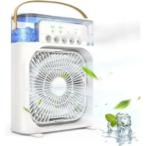 Ventilador Portátil de Mesa com Umidificador USB