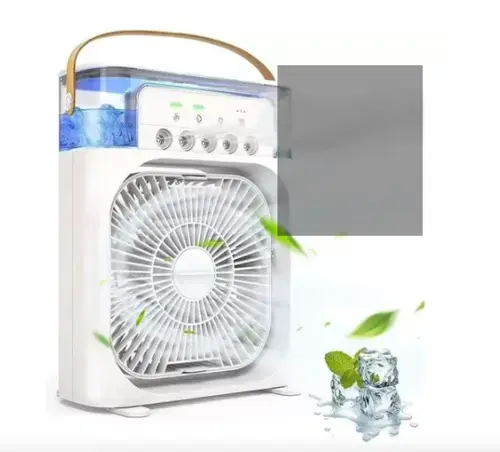 Ventilador Portátil de Mesa com Umidificador USB