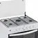 Fogão Clarice Delicato Plus 5 Bocas Mesa Inox Acendimento Automático Branco Bivolt