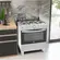 Fogão Clarice Delicato Plus 5 Bocas Mesa Inox Acendimento Automático Branco Bivolt