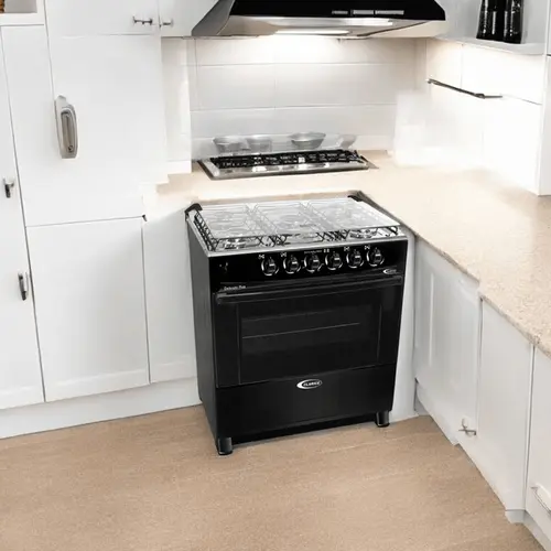 Fogão Clarice Delicato 5 Bocas Mesa Inox Acendimento Manual Preto