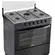 Fogão Clarice Delicato 5 Bocas Mesa Inox Acendimento Manual Preto